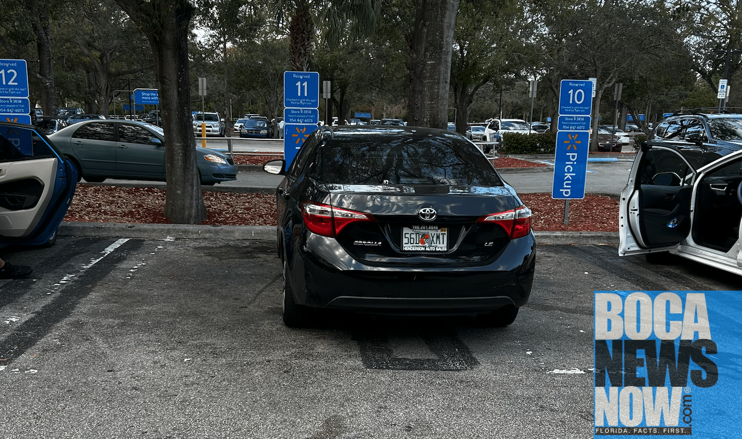 When Parking At Boca Raton Walmart, Shopper Takes Two Spaces For Price Of One - Vimarsana News
